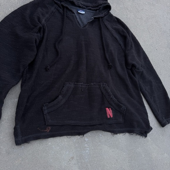 Marvel Iron Fist Dragon Hoodie Mens M Black Y2K Grunge Gothic NETFLIX EXCLUSIVE - Picture 7 of 13